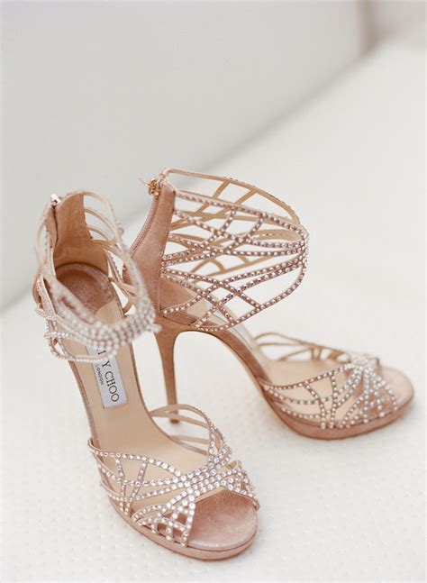 jimmy choo crystal wedding shoes